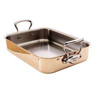 Mauviel M'h&eacute;ritage 150s Rectangular Roasting Pan with Rack