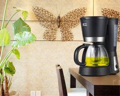 Royal- MD-213C American Style Fully Automatic Drip Coffee Machine Anti-dry Thermal Insulation Coffee Pot 1.2L N5