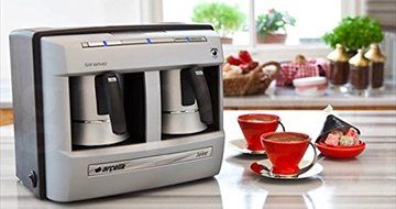 Turkish Coffee Machine with Water Reservior (Serves 4 People) 220V only, Needs a 110V-220V (min 1500W) converter... N2