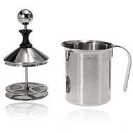 400ML Stainless Steel Milk Frother Double Mesh Milk Creamer Milk Foam -All U Need N2