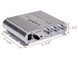 TMS&reg; 200W 12V Mini Hi-Fi Car Amplifier Booster Radio MP3 Stereo for Motorcycle Home N8