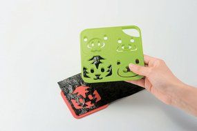 Animal Kitchen Onigiri Rice Ball Mold Set From Japan N2