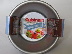 Cuisinart 4 Piece Pudding Set, Mini, Steel Gray N2