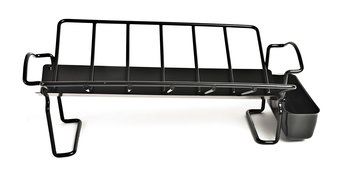 Charcoal Companion CC3093 Non-Stick Roasting Rack with Juice Reservoir