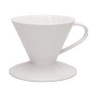 Coffee Dripper - Porcelain Pour Over Cone, 3 Holes - by Sweese