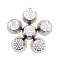 Cake Decorating Piping Tips 15 Pcs Stainless Steel Russian Tulip Icing Piping Kit Nozzles Cake Decoration Tips... N23