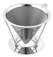 Oshine Pour Over Coffee Dripper , Stainless Steel Reusable Permanent Drip Coffee Filter for Chemex Carafe or Single... N3
