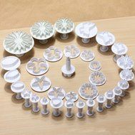 33Pcs Fondant Cake Decorating Sugarcraft Plunger Cutter Tools Mold Mould Cookies N2