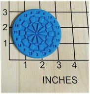 Dart Board Fondant Cookie Cutter and Stamp #1303