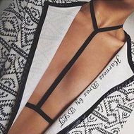 Bra Top ，Beautyvan ComfortableLadies Alluring Bra Elastic Cage Bra Bustier (L, Black)