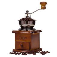 SOGAR Wooden Coffee Hand Grinder Coffee Bean Machine Vintage Hand Grinding Machine for Home, Hand Crank Mill Grinds... N2