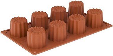 Pavoni Orange Non-Stick-8 Cannele N3