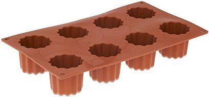 Pavoni Orange Non-Stick-8 Cannele N4