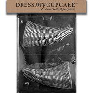 Dress My Cupcake Chocolate Candy Mold, Hollow Cornucopia Solid, Thanksgiving