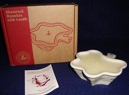 Longaberger Shamrock Ramekin
