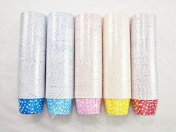 100 PCS Pink Polka Dot Paper Cupcake Liners Cups N3