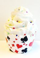 Vegas Casino Playing Cards Suit Cupcake Wrappers 24ct N2