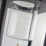 Yama Glass 25 Cup Cold Drip Maker Straight Black Wood Frame N4