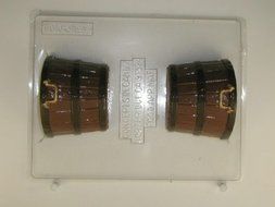 Cute, old fashioned thanksgiving barrels T010 Thanksgiving Chocolate Candy Mold