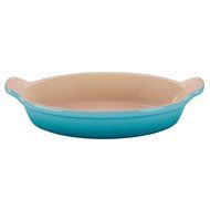 Heritage Oval Au Gratin Dish Color: Caribbean, Size: 8"