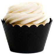 Dress My Cupcake Standard Navy Blue Cupcake Wrappers, Set of 50 N26