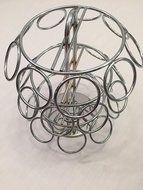 K-Cup Carousel, Hold 27 Coffee or Tea K-Cup Pods. By Lily's Home (Chrome) N6