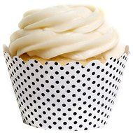 Dress My Cupcake Standard Navy Blue Cupcake Wrappers, Set of 50 N29