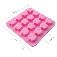 Luckygirls Different Shaped Silicone Non Stick Jelly Candy Baking Mould for Chocolate Candy-Cartoons, Characters... N35