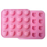 Luckygirls Different Shaped Silicone Non Stick Jelly Candy Baking Mould for Chocolate Candy-Cartoons, Characters... N36