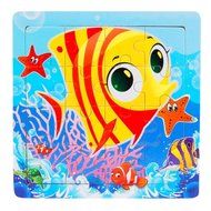 Training Puzzles Toys ，BeautyVan Wooden Kids 16 Piece Jigsaw Toys For Children Education And Learning Puzzles...