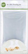 Bulk Buy: Wilton Medium Treat Bags 10&#039;X16&#039; 4/Pkg White (3-Pack)