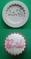 Bride- 3D Silicone Cupcake topper Mould ideal for wedding Cupcakes From Bake and Create