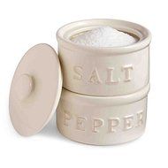 Revol Turkey Roasting Pan Bundle With Mud Pie Ceramic Salt and Pepper Cellar-Containers With Lid, This Roaster... N2
