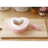 Heart Shaped Cute Sandwich Pouch Maker Bread Mold Cutter N3