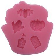 Funshowcase Halloween Fondant Candy Silicone Mold, for Cake Decoration, Cupcake Topper Decorate, Crafting Project