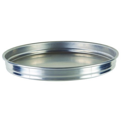 Winco APZK-1015, 10"x1.5" Aluminum Stackable Deep Pizza Pan, Pizza Commercial Deep Dish with Rims