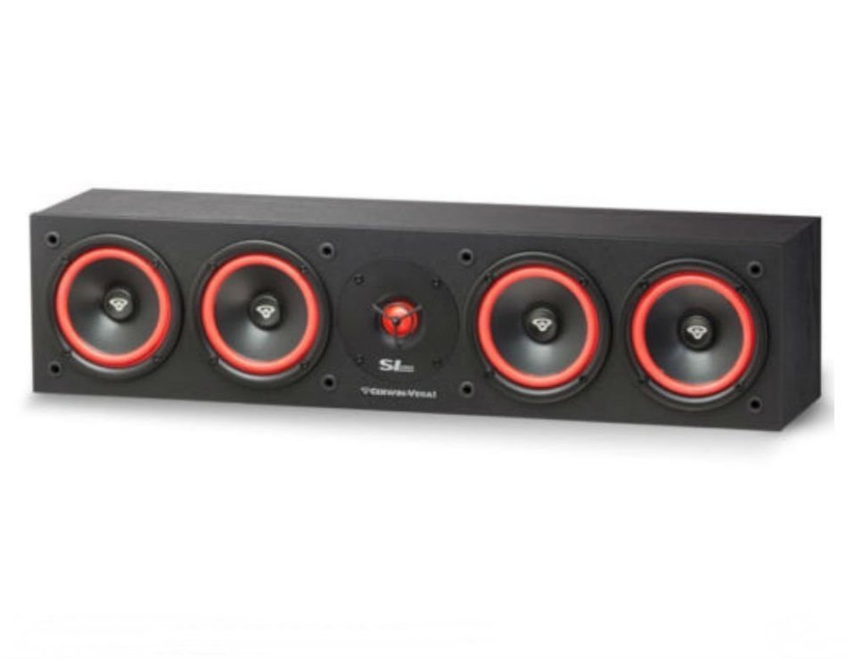 Cerwin Vega SL-45C Quad 5 1/4" Center Channel Speaker 150 Watt Home Theater SL45 Guaranteed Quality