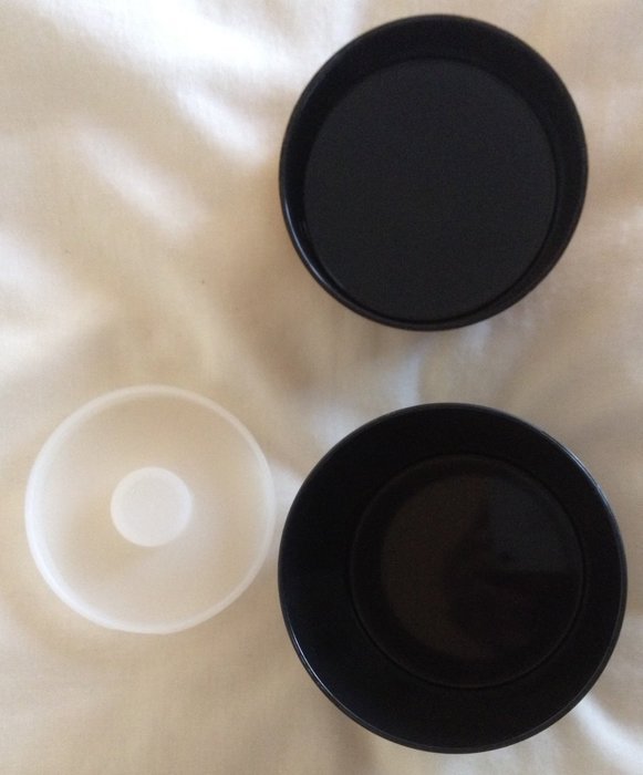 Japanese Tea Caddy with the Inner Lid(gold&times;black) N3