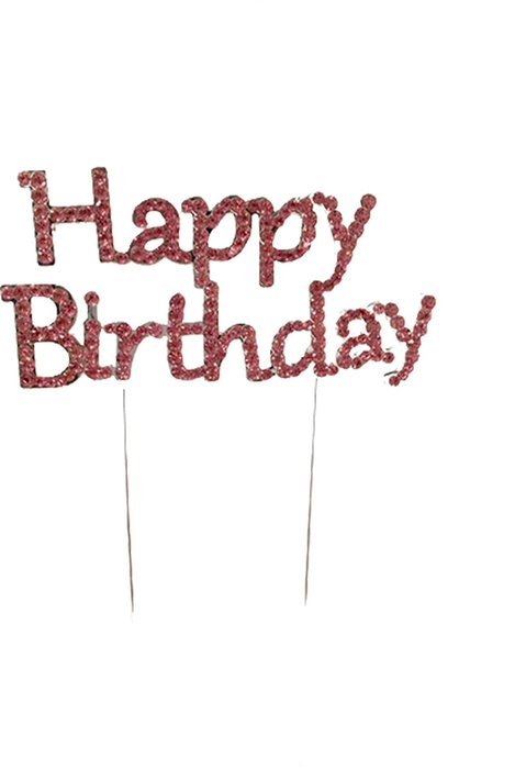 Happy 60th Birthday Rhinestone Crystal Cake Topper Silver, Numbers, Letters for Wedding, Birthday, Anniversary... N22