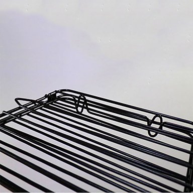 Sher Double Foldable Retangle Cake Cooling Rack for Cake Bread Cupcake Baking Tool Nonstick Coated Carbon Steel... N4