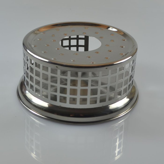 Flyshine Premium Stainless Steel Grid Candle Warmer Base Teapot N2