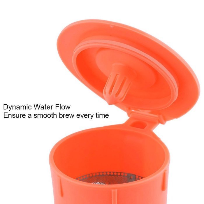 Kootek 2 Pack Stainless Steel Refillable Kcup Reusable Coffee Filter Rust Resistant K Carafe Cups for K-cup Keurig... N6