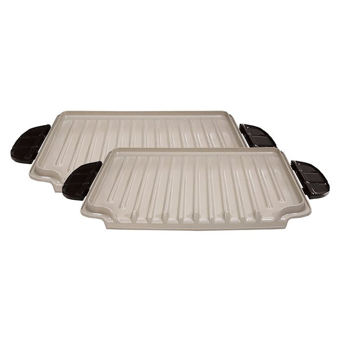 George Foreman GRP4842R 3-in-1 Multi-Plate Evolve Grill, Electric Grill, (Panini Press, Grilling, and Waffle Plates... N15