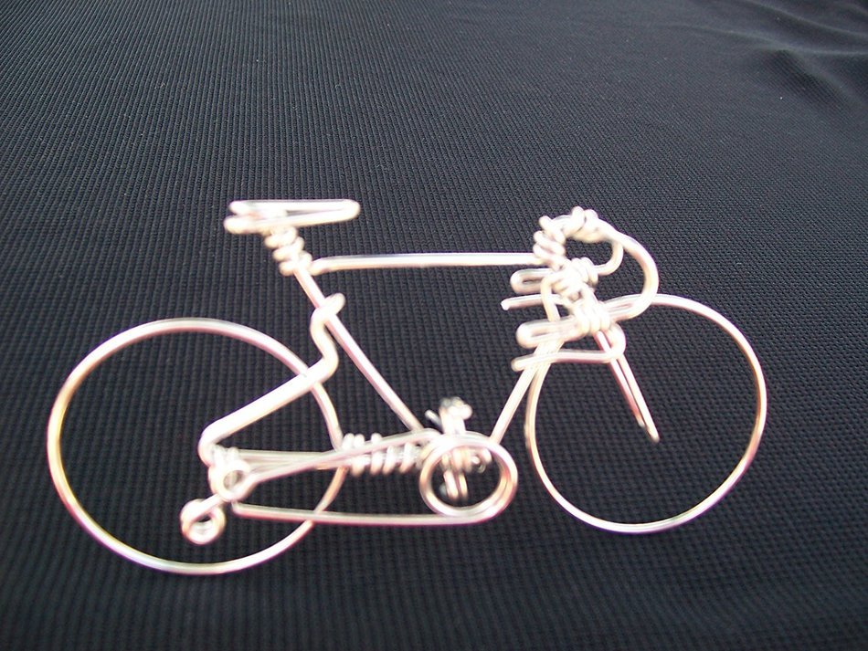 Handcrafted Mens Road Bike Small ~Unique Biking Birthday Gifts for Cyclists as Cake Toppers ~One Whole Aluminum... N19