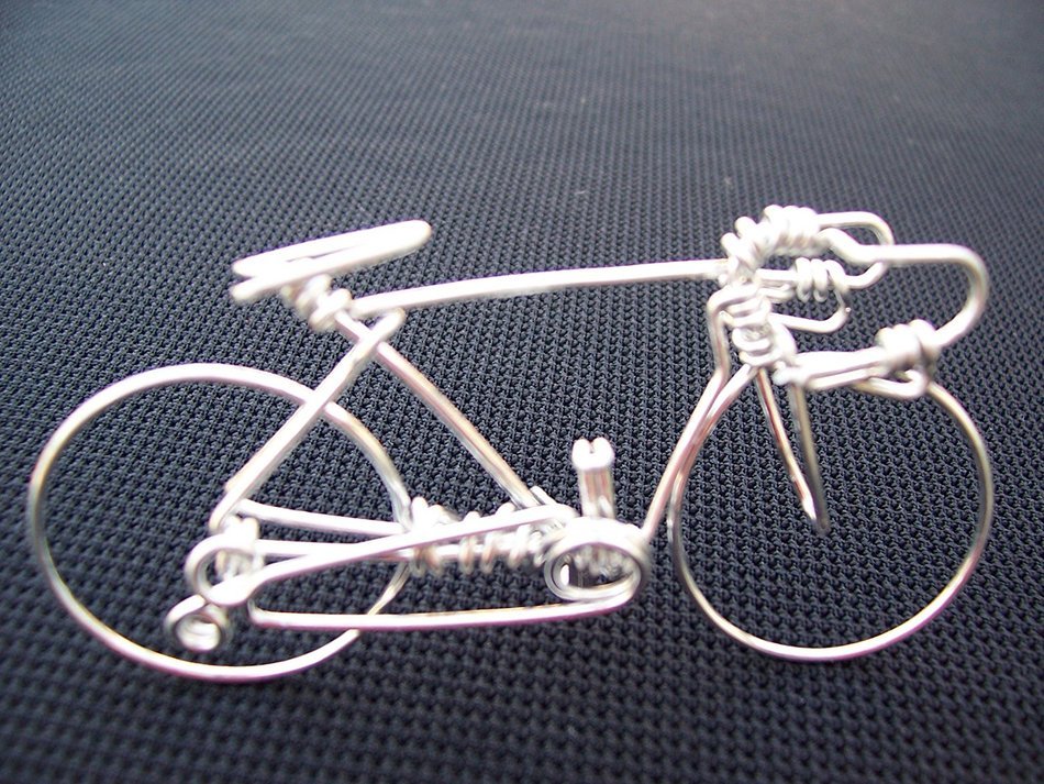 Handcrafted Mens Road Bike Small ~Unique Biking Birthday Gifts for Cyclists as Cake Toppers ~One Whole Aluminum... N20
