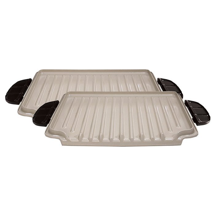 George Foreman GRP4842R 3-in-1 Multi-Plate Evolve Grill, Electric Grill, (Panini Press, Grilling, and Waffle Plates... N20