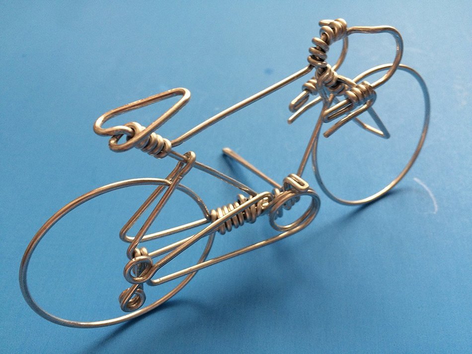Handcrafted Mens Road Bike Small ~Unique Biking Birthday Gifts for Cyclists as Cake Toppers ~One Whole Aluminum... N24