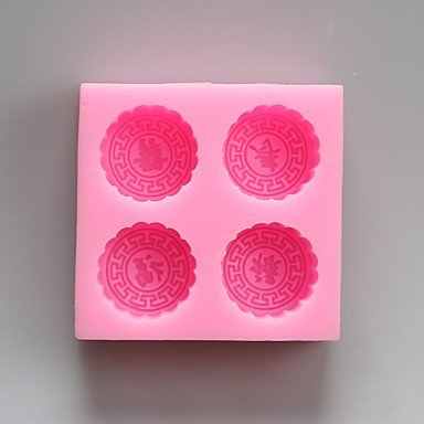 Y&XL&H Fu Lu Shou Xi Chocolate Silicone Molds,Cake Molds,Soap Molds,Decoration Tools Bakeware N5