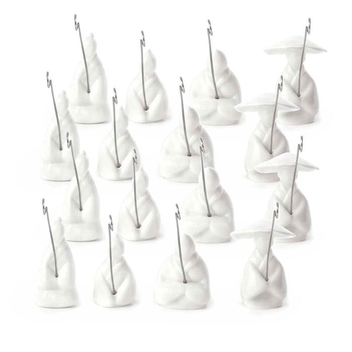 Kikkerland Silicone Tea Holder Fisherman- Set Of 4