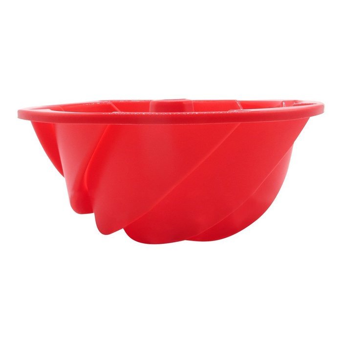 PNBB Premium Silicone Large Bundt Pan Red N2